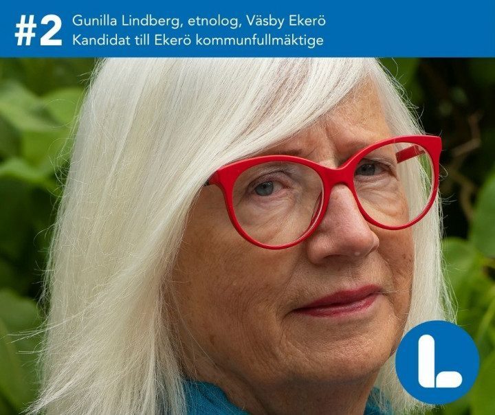 Gunilla Lindberg kandidat till Ekerö kommunfullmäktige